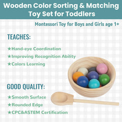 WOODENFUN portable Montessori tray keeps play organized at home or on the go