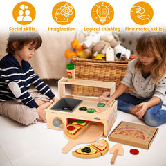 Wooderma fosters fine motor skills through crafting, assembling, and placing pieces during play.