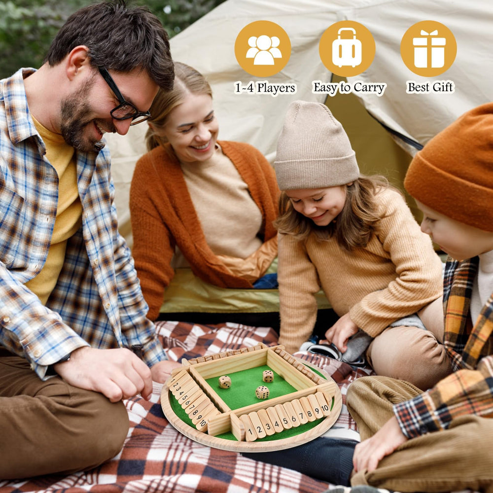 Wooderma Shut The Box is compact and travel-friendly