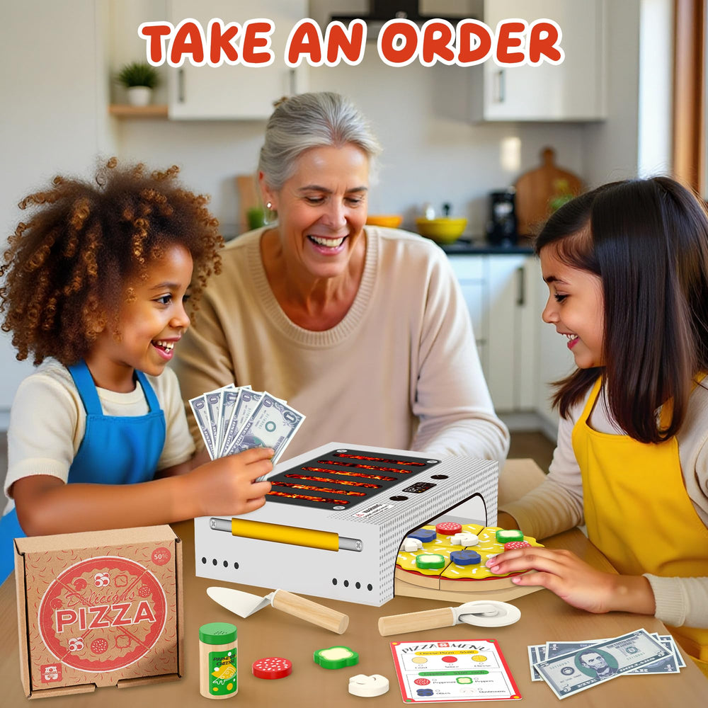 WOODMAM oven box design adds authentic restaurant feel to at-home play