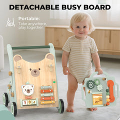 WoodMam detachable busy board for tabletop learning and travel play