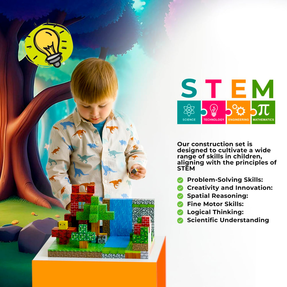 WoodnPlay age-inclusive set supports kids ages 3–12 in problem solving