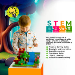 WoodnPlay age-inclusive set supports kids ages 3–12 in problem solving