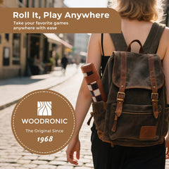 Woodronic gift box and rulebook ready for presentation and learning.