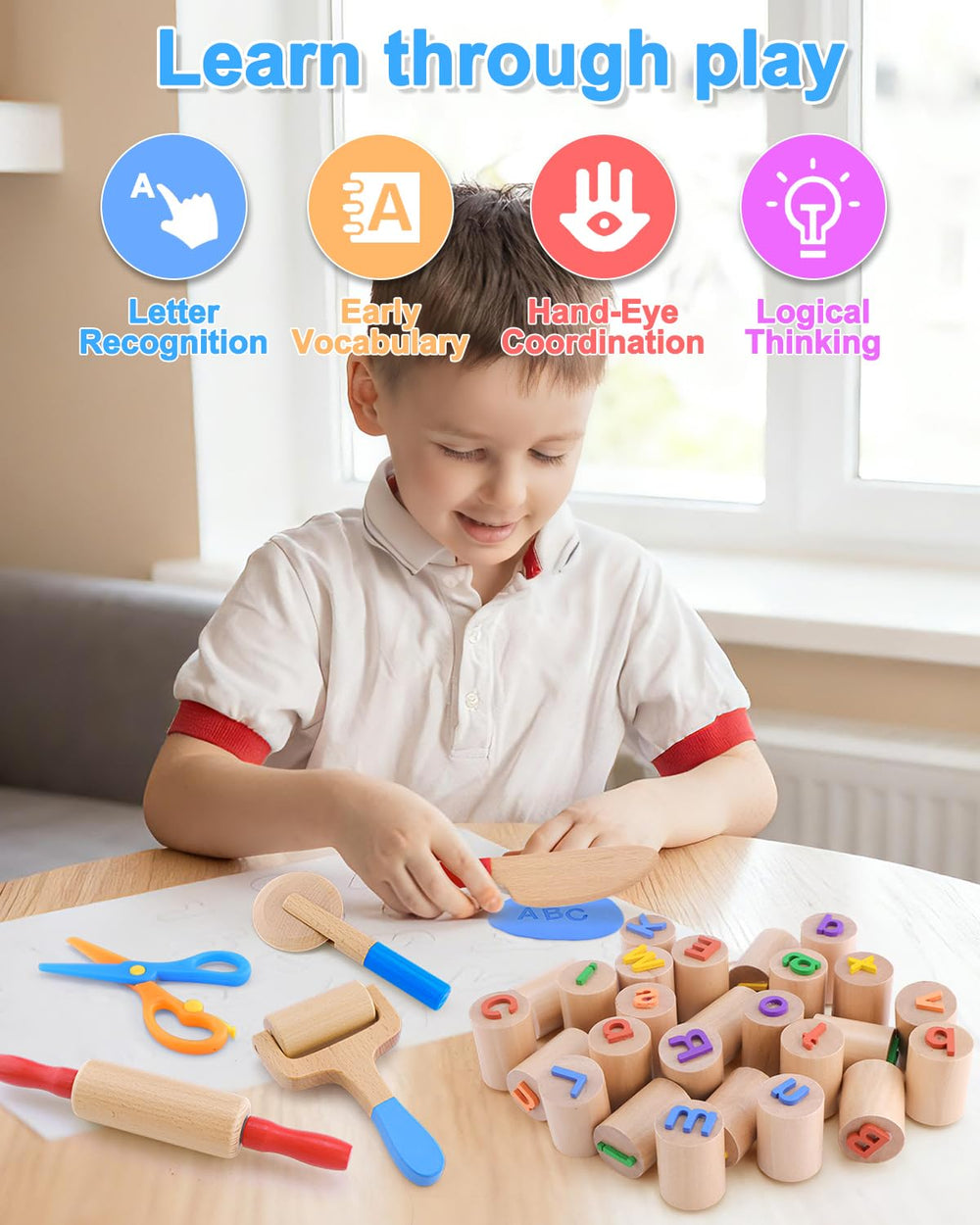 WoodsyJoy storage-bag keeps pieces organized after play sessions.
