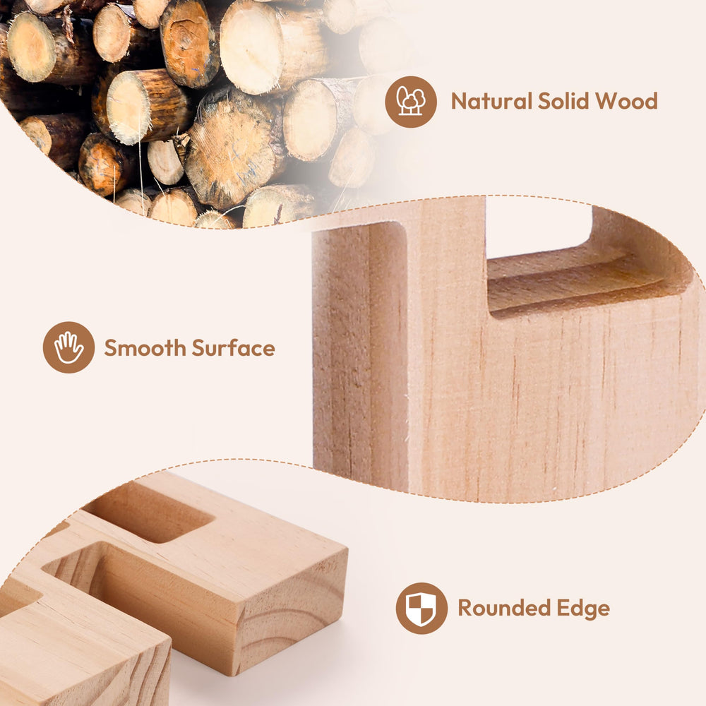 Woodtoe two-frame set enables high-rise stacking and building fun