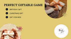 woody24into7 gift-ready tic tac toe set for birthdays