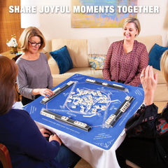Travel-friendly WOOIIROM mahjong rack pack for gatherings