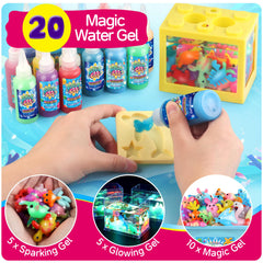 Wookidel Aqua gels deliver pastel, pearlescent, and glow options for vibrant sea creatures.