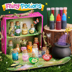 Wookidel Fairy Magic Craft Kit potion bottles for creative spell crafting.