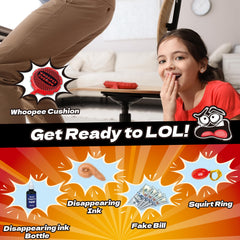 Fake tongues from Wookidel kit for believable prank setups