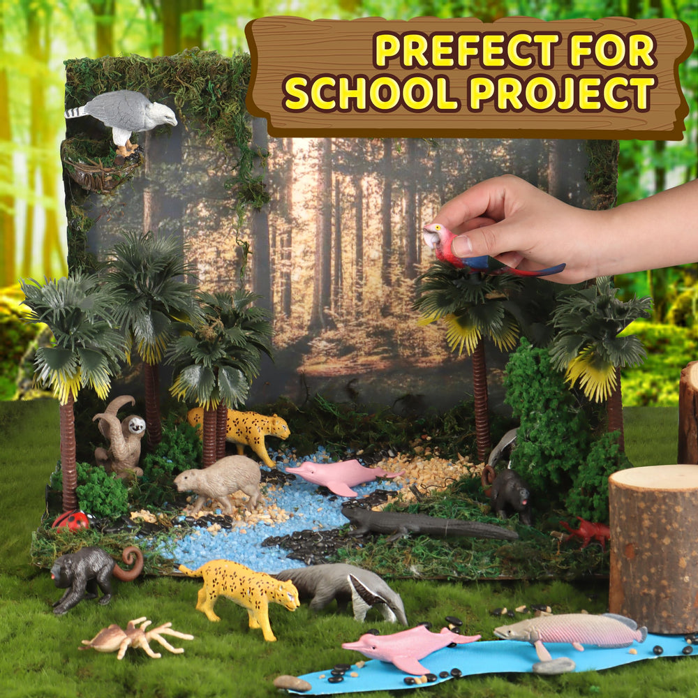 Wookidel decorative pebbles for forest floor in dioramas