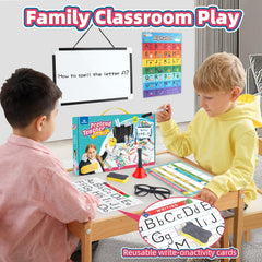 Wookidel posters attach with magnets for mess-free classroom decor.