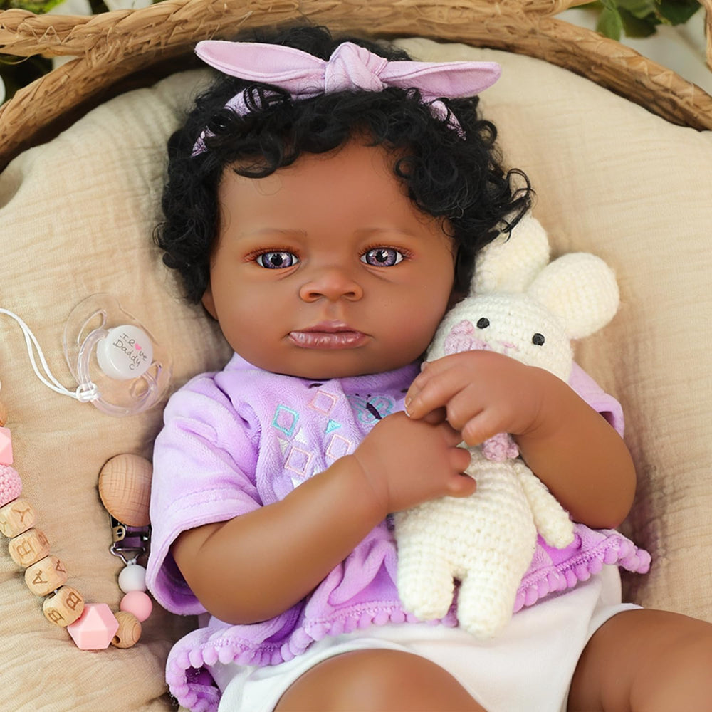 WOOROY purple embroidered outfit and headband for newborn charm
