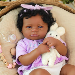 WOOROY purple embroidered outfit and headband for newborn charm