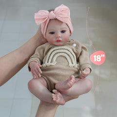 WOOROY reborn doll hand-painted hair detail enhances realism