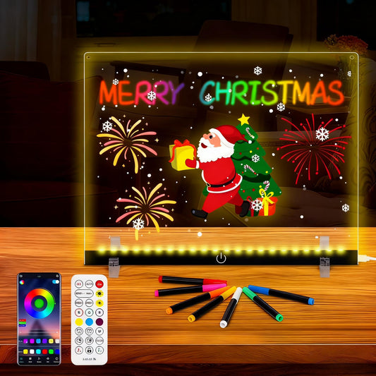 Wooshneesham Doodle Glow LED board with vivid colors