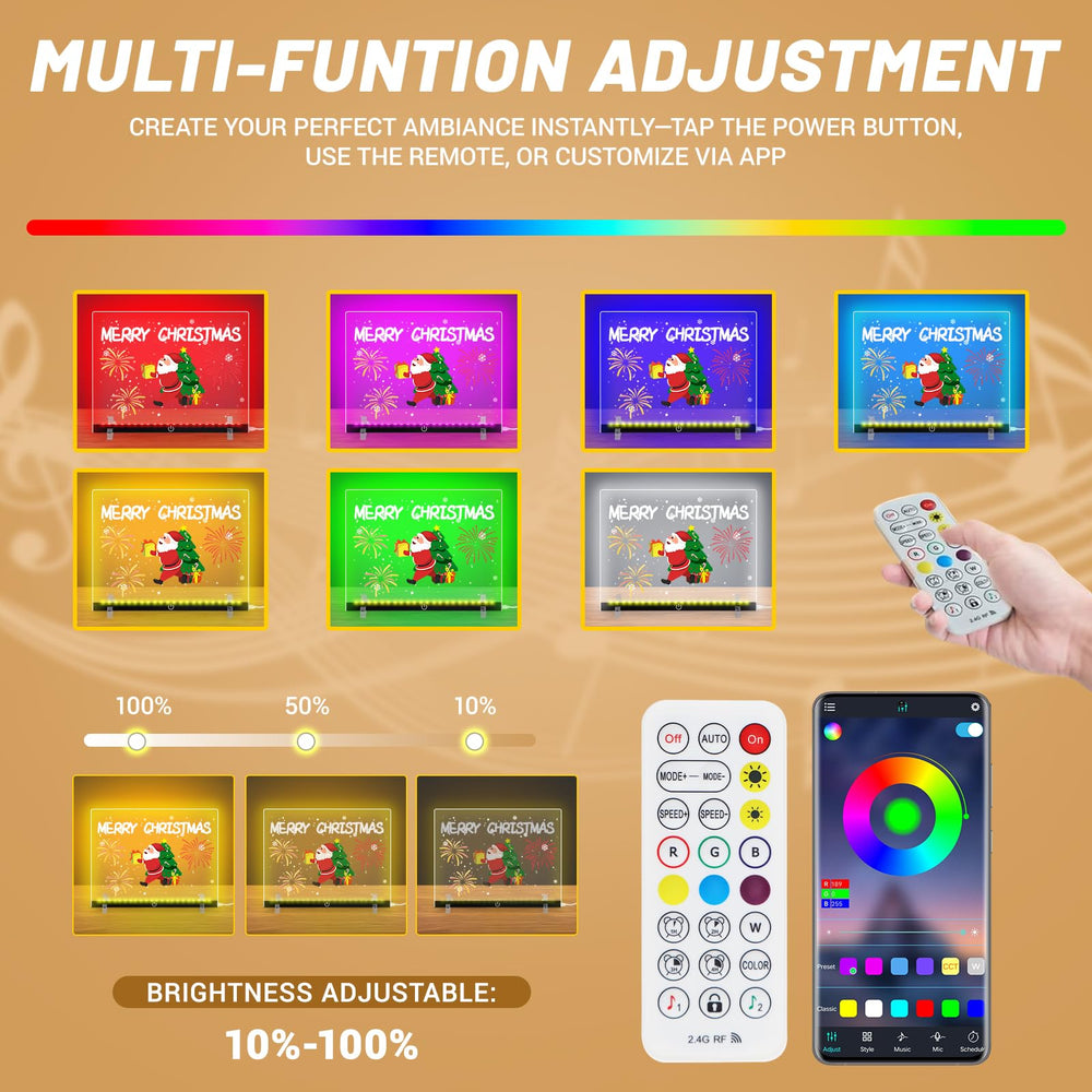 Wooshneesham control via app and remote for quick customization