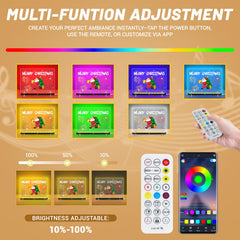Wooshneesham control via app and remote for quick customization
