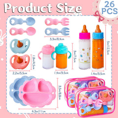 Woozettn doll pacifiers for nurturing role-play and comfort.