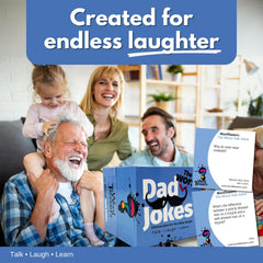 Gift-ready packaging for Word Teasers dad jokes