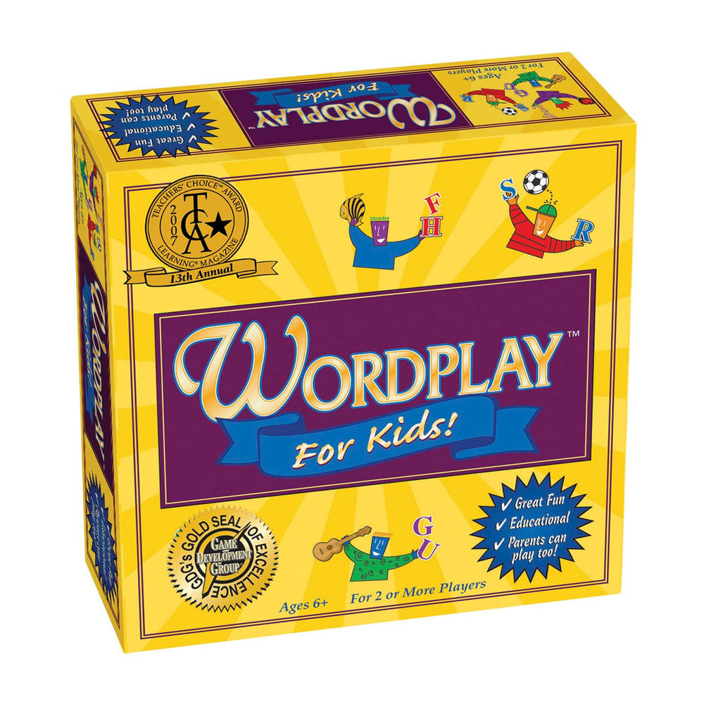 Wordplay for Kids board action shows fast rounds that engage the whole family.