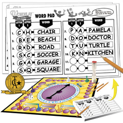 Wordplay for Kids timer countdown emphasizes speed-friendly play and quick decision making.
