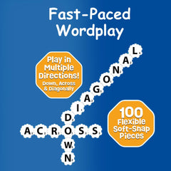Bold, large letters improve visibility for family game nights.
