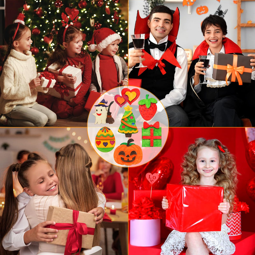 Worgree fridge display magnets create bright seasonal art on metal surfaces