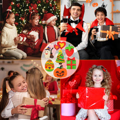 Worgree fridge display magnets create bright seasonal art on metal surfaces