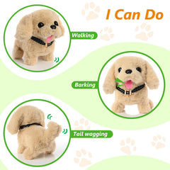 WorWoder puppy barking on command for interactive pretend play.