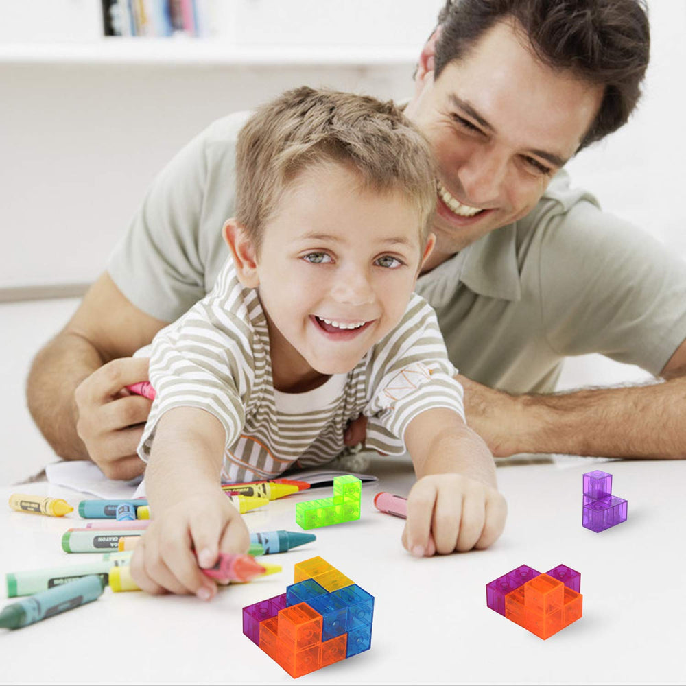 WorWoder blue blocks as stress-relief fidget toys during calm moments.