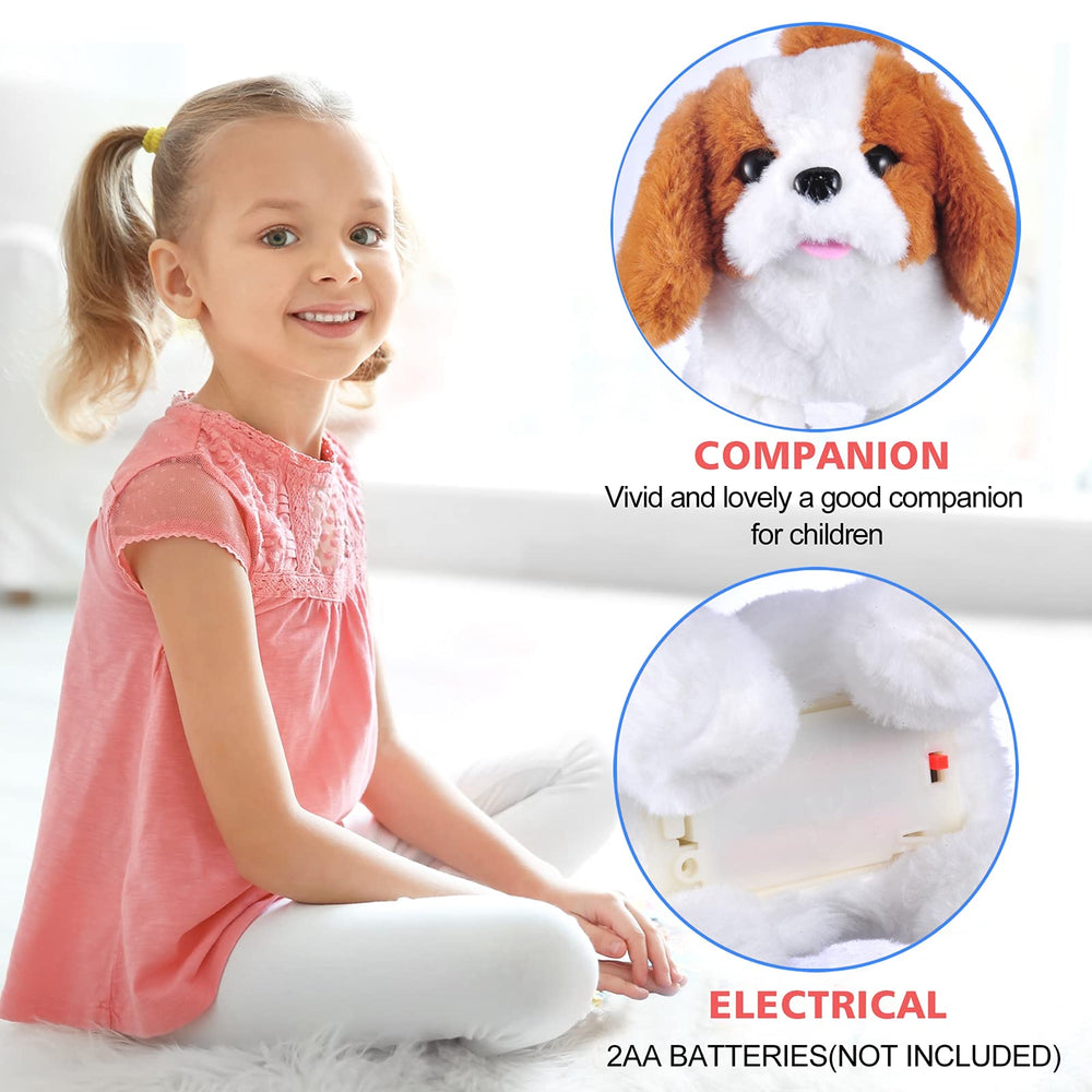 WorWoder Plush Saint Bernard toy stretching feature invites giggles.