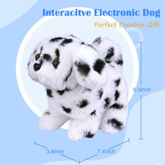 WorWoder plush teddy puppy barks on tap, delighting kids.