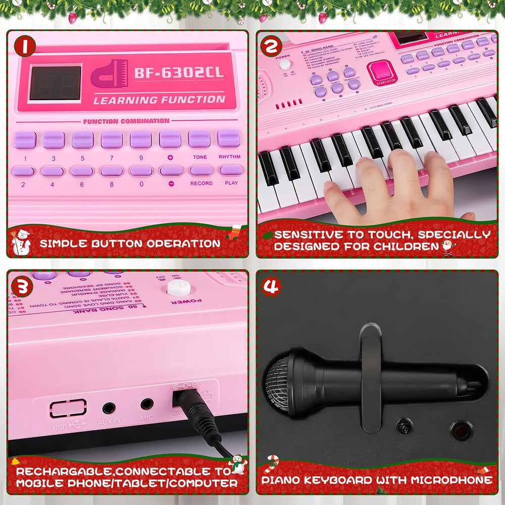 WOSTOO keyboard USB charging port, keeps sessions powered on the go.