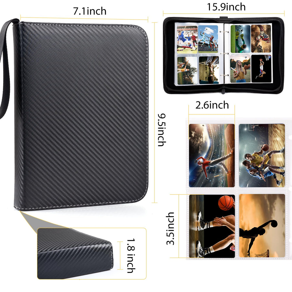 WOT I binder includes 50 removable sleeves for flexible organization.