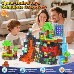 Wotolit forest set highlights color patterns to support storytelling and pattern recognition