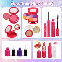Woumserta set invites confidence and independence during creative makeup adventures.