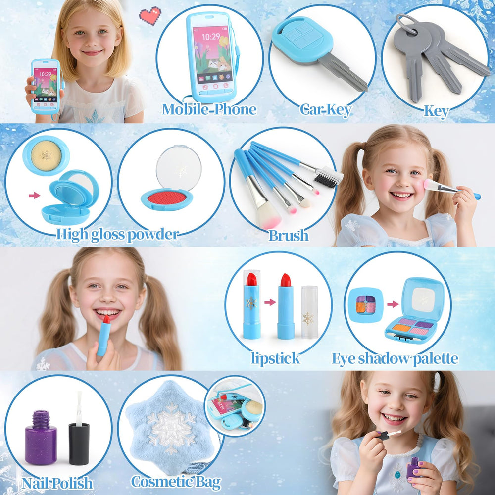 Woumserta plastic phone and keys for realistic role-play at home or out.