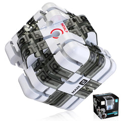 Wovnet 3x3 labyrinth top view enhances focus through tactile play.