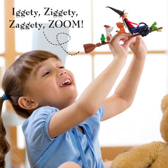 WOW! STUFF Room On The Broom Frog figurine brings whimsy to playtime.