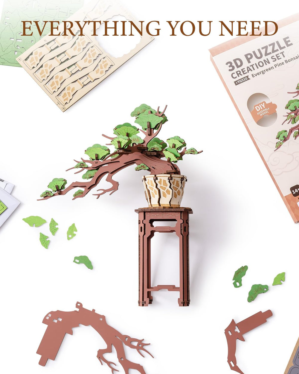Wowood nature inspired bonsai enhances desk ambiance