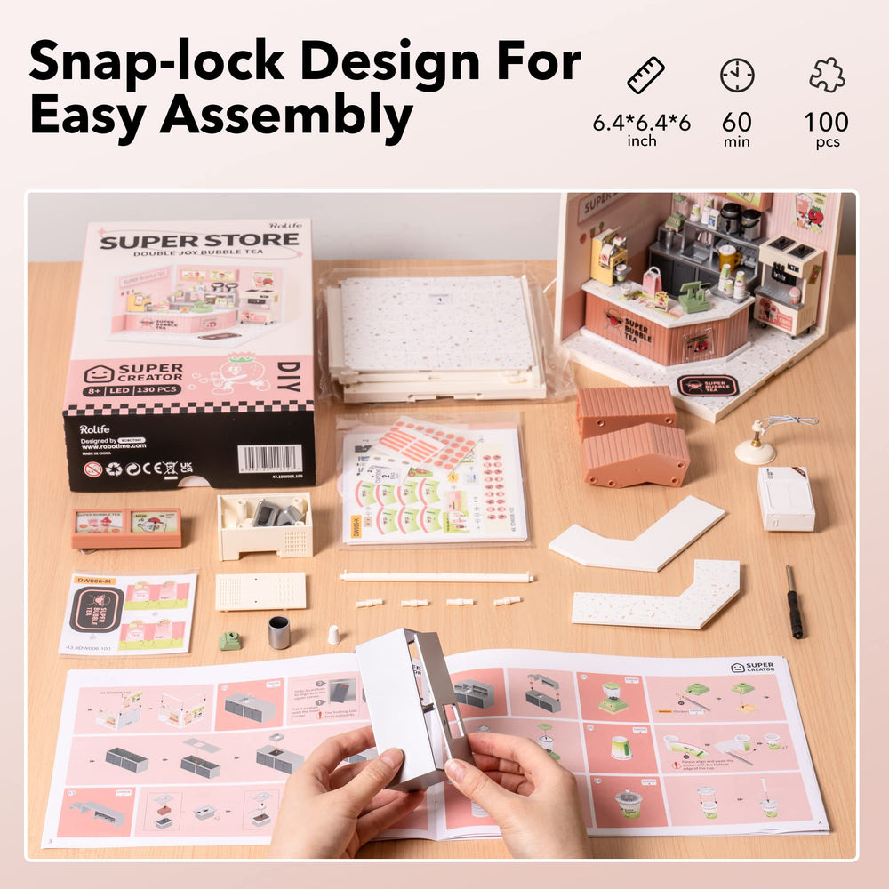 Wowood Pre-cut pieces kit enabling easy assembly for first-time builders