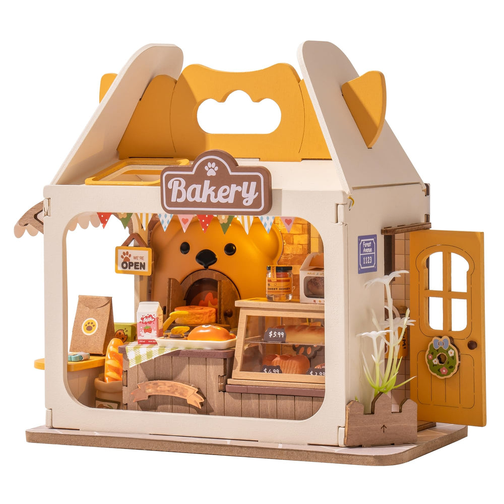 Wowood Teddy's Breadbox kit front view—hands-on creative DIY potential.