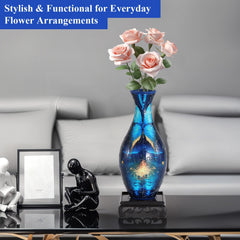 Wowsome 3D Puzzle Vase insert and base with detachable water cup for easy care