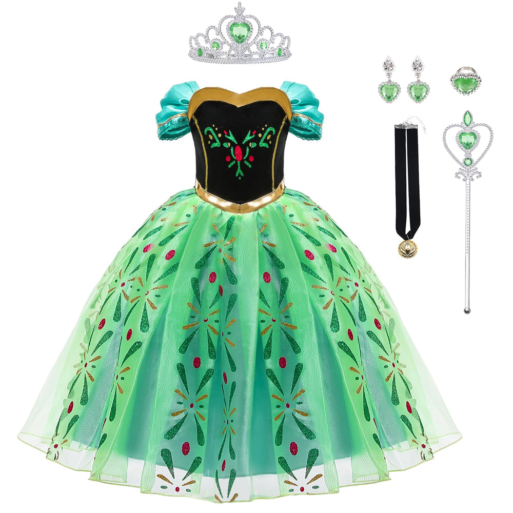 WOXVM Anna princess dress on a child for imaginative play and photos