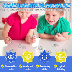 Woyuosn steel IQ game: interlock design to test logic and patience.