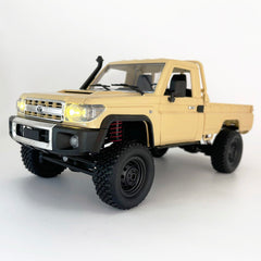 WPLDEWAN MN82 Toyota LC79 front view showing rugged scale realism for outdoor play