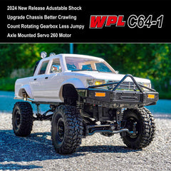 WPLDEWAN WPL C64-1 RTR 4WD drivetrain designed for versatile terrains.
