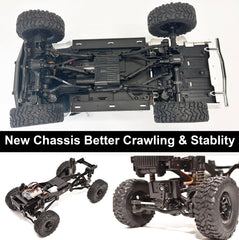 WPLDEWAN WPL C64-1 RTR metal axle hexes reduce wear and increase durability.